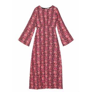 NWT Womens Joanie Clothing Retro Lady Print Maxi Dress  - Sz 14 US